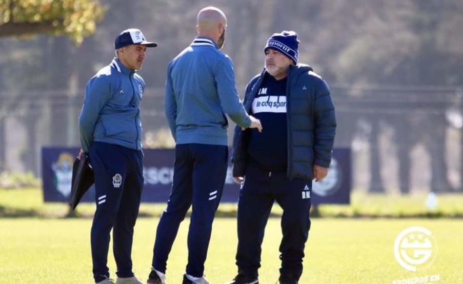 El Gallego Méndez se fue de Gimnasia(Prensa Gimnasia)