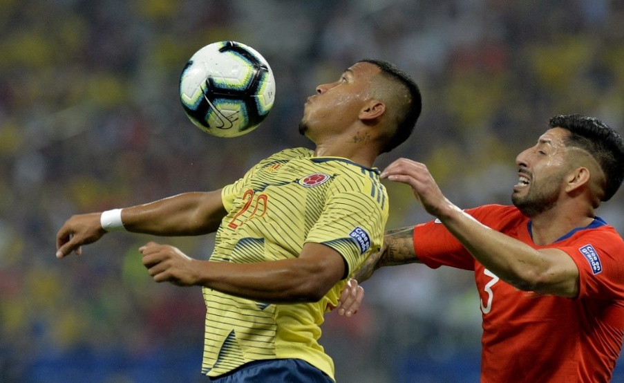 Colombia vs. Chile en un amistoso. Foto: Prensa Federación Colombiana de Fútbol