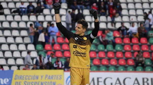 El arquero argentino Gaspar Servio. Foto: @GasparServio37