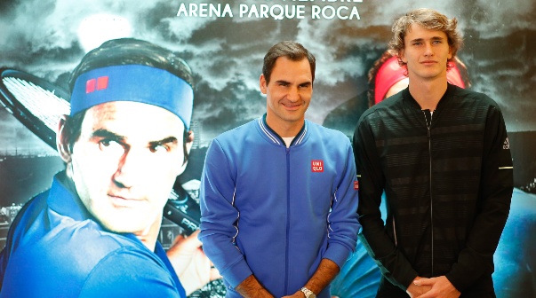 Roger Federer y Alexander Zverev jugarán una exhibición en Argentina