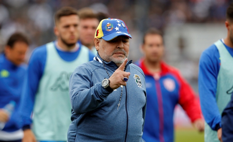 Diego Maradona anunció que continuará como DT de Gimnasia en 2020(Fotobaires)