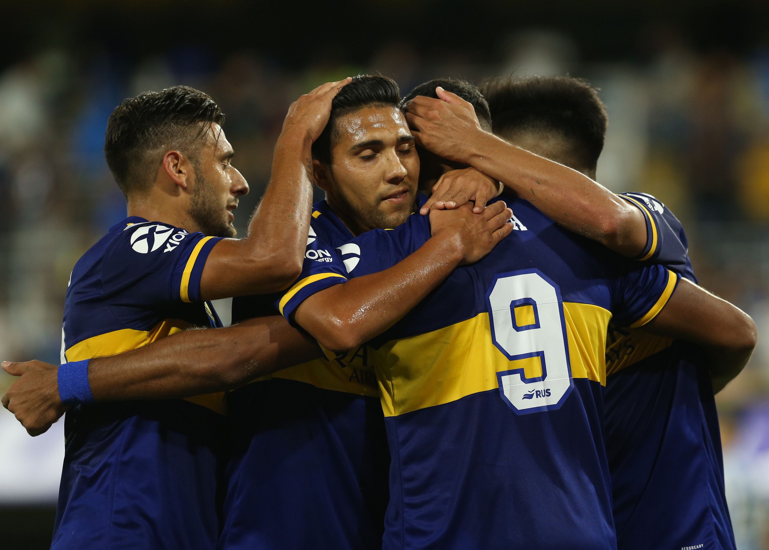 Bebelo Reynoso y el festejo de Boca