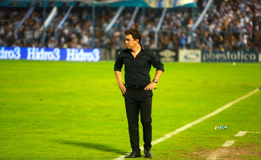 Marcelo Gallardo, en el empate entre su River y Atlético Tucumán(EFE)