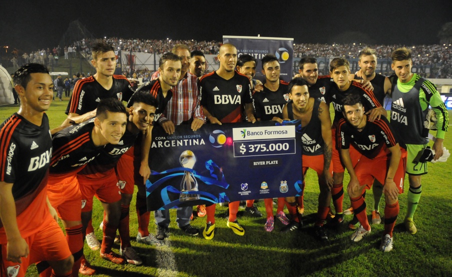 Se cumplen 5 año del último partido de Aimar en River. Foto: Fotobaires