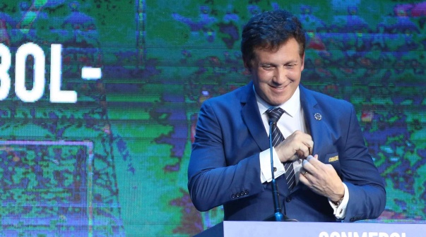 Alejandro Domínguez, presidente de la CONMEBOL. Foto: EFE