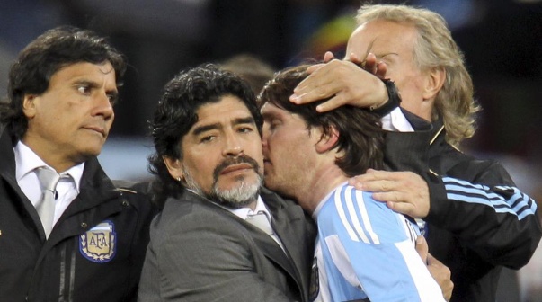 Diego Maradona fue el entrenador de la Selección Argentina durante el Mundial de Sudáfrica 2010.