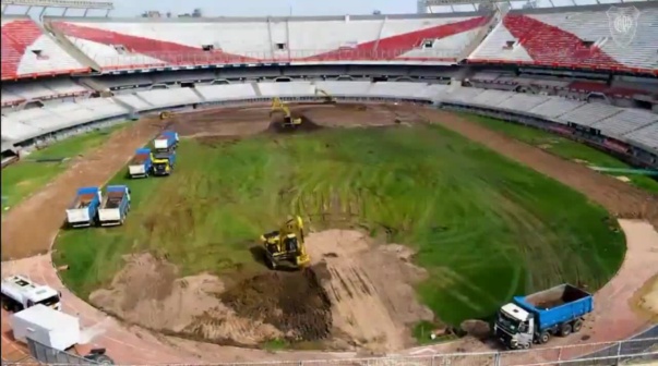 El Monumental, en obras