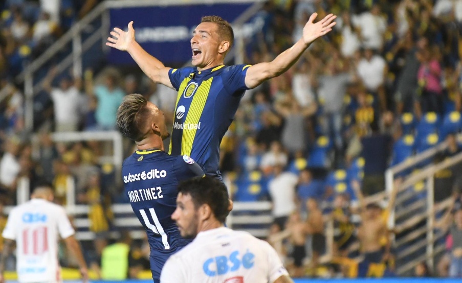 Marco Ruben, goleador de Rosario Central(CARC)