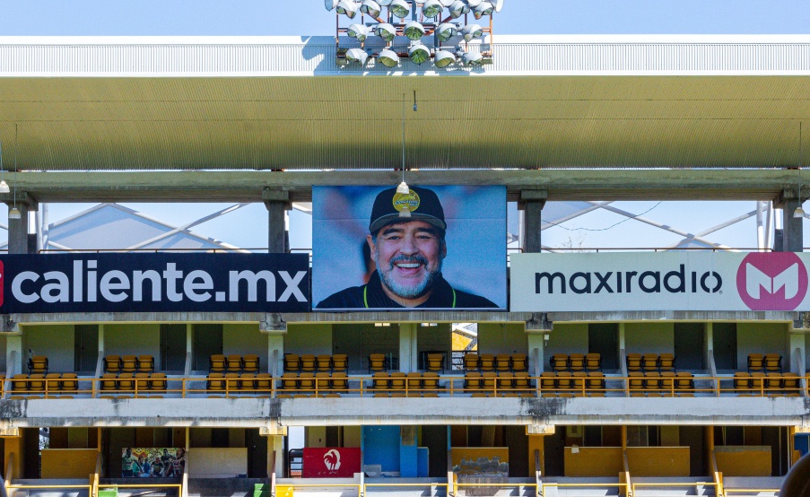 Dorados de Sinaloa rindió tributo a Diego Maradona(Prensa Dorados)