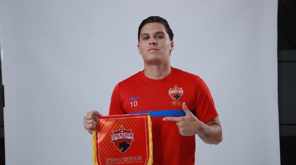 El primer gol de Juanfer Quintero en Shenzhen FC
