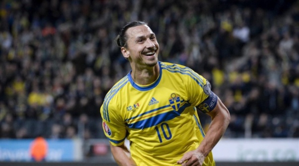 Zlatan Ibrahimovic, delantero de Suecia