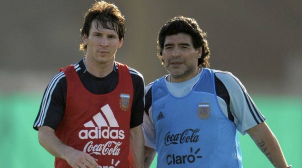 Messi y Maradona, los mejores de la historia