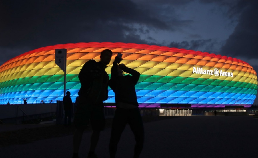 UEFA y la gran polémica por el tema de la bandera arcoiris(EFE)