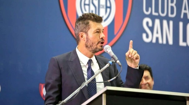 Marcelo Tinelli, ex presidente de San Lorenzo