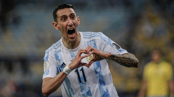 Ángel Di María, jugador de la Selección Argentina