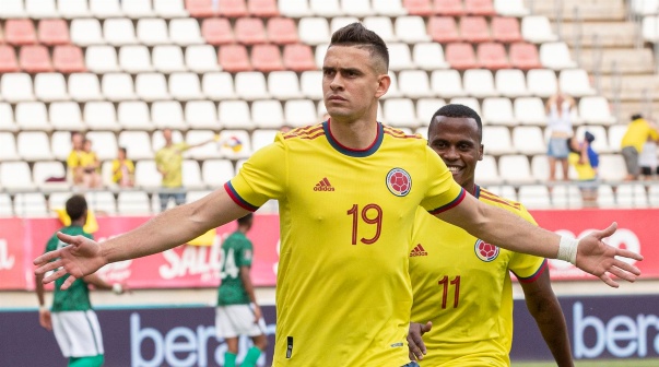 Rafael Santos Borré, delantero de Colombia