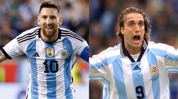 El lamento de Batistuta ante la posibilidad de ser superado por Messi