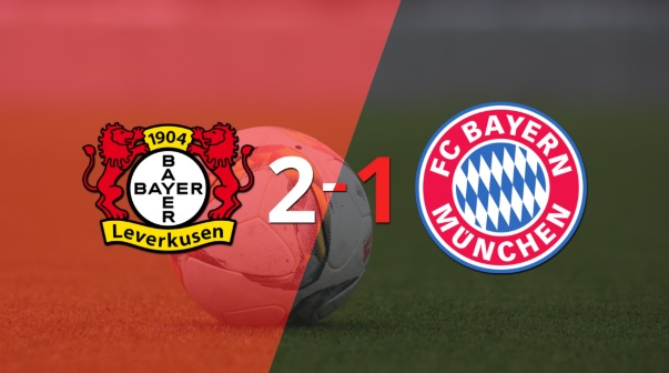 Doblete de Exequiel Palacios en el triunfo 2-1 de Bayer Leverkusen frente a Bayern Múnich