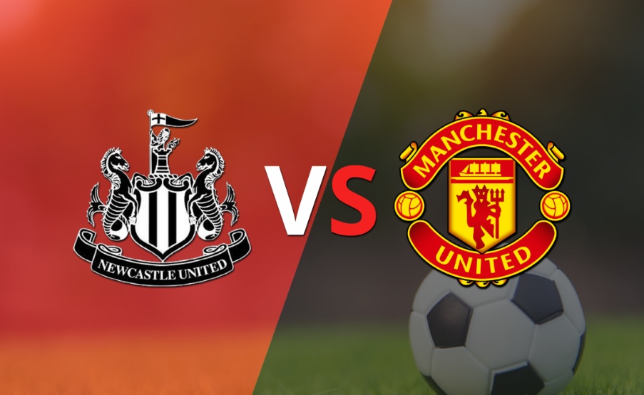 Arrancan las acciones del duelo entre Newcastle United y Manchester United