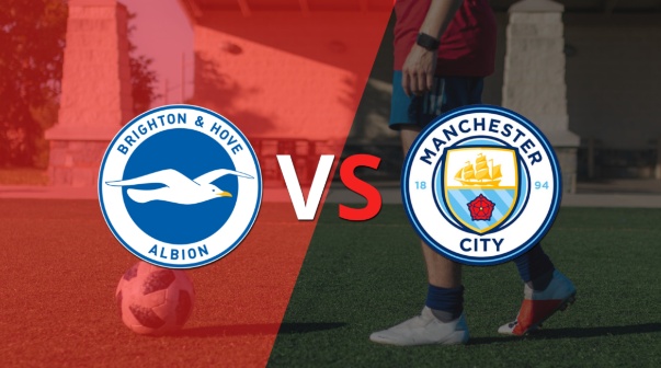 Brighton and Hove y Manchester City empatan en The Amex