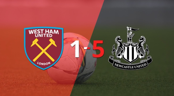 Goleada de Newcastle United a West Ham United con doblete de Callum Wilson incluído
