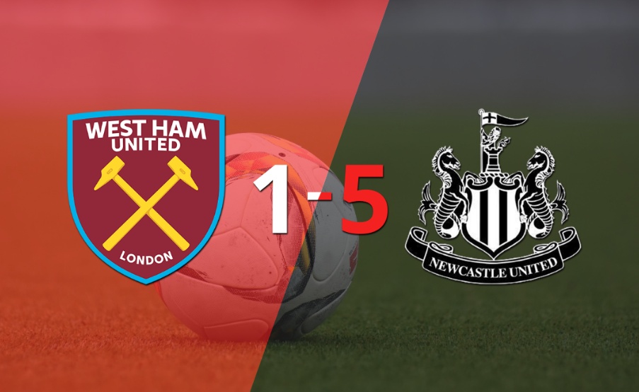 Goleada de Newcastle United a West Ham United con doblete de Callum Wilson incluído