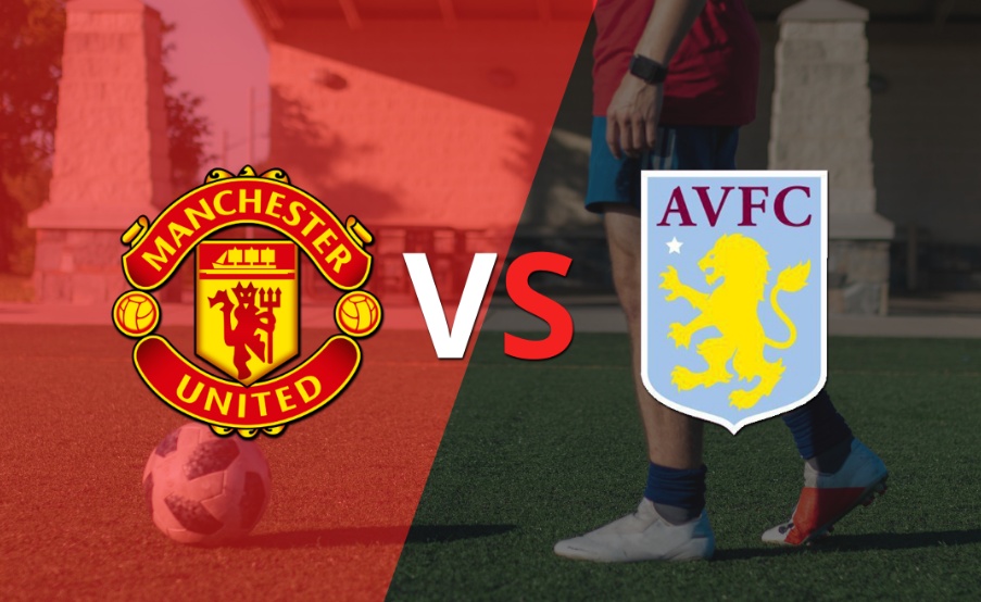 Ya rueda el balón entre Manchester United y Aston Villa en el estadio Old Trafford