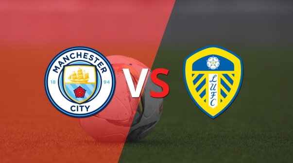 Victoria parcial 2 a 0 de Manchester City sobre Leeds United