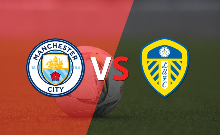 Victoria parcial 2 a 0 de Manchester City sobre Leeds United