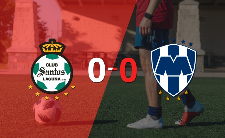 Con un empate entre Santos Laguna y CF Monterrey, se define el duelo en el partido de vuelta