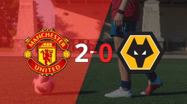 Sólido triunfo de Manchester United por 2-0 frente a Wolverhampton