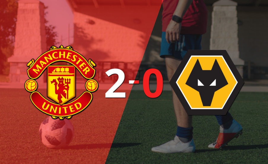 Sólido triunfo de Manchester United por 2-0 frente a Wolverhampton