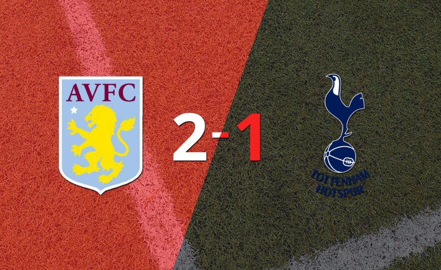 Aston Villa derrotó 2-1 en casa a Tottenham
