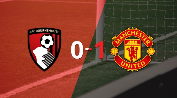 Con lo justo, Manchester United derrotó a Bournemouth en su casa