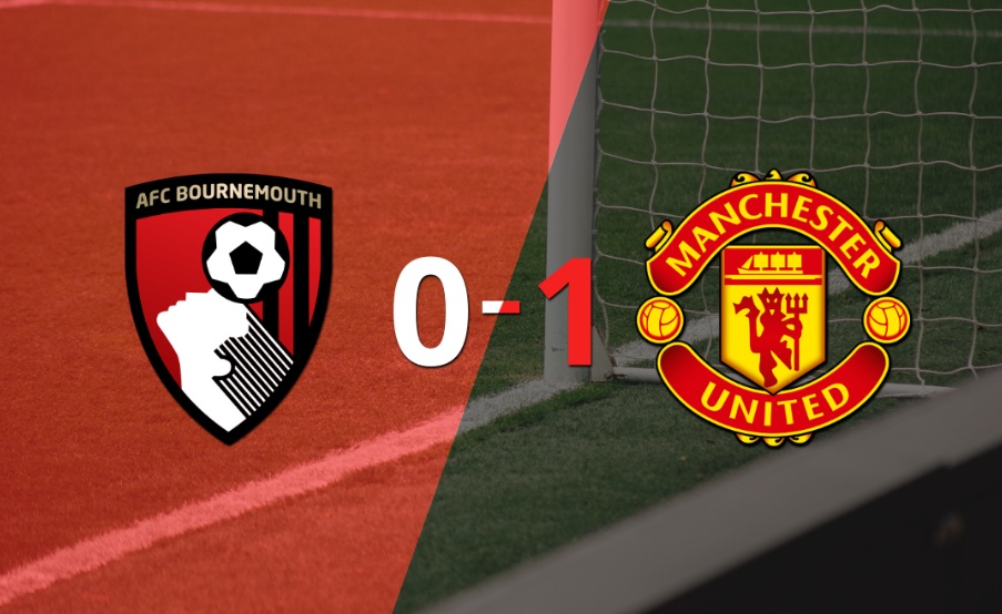 Con lo justo, Manchester United derrotó a Bournemouth en su casa