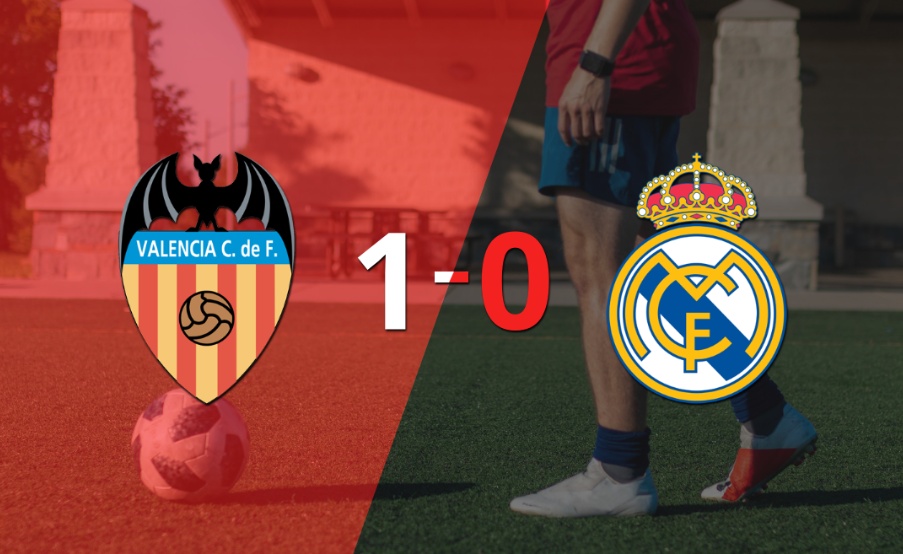 Real Madrid no pudo en su visita a Valencia y cayó 1-0