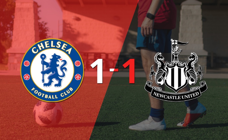 Chelsea y Newcastle United se reparten los puntos y empatan 1-1