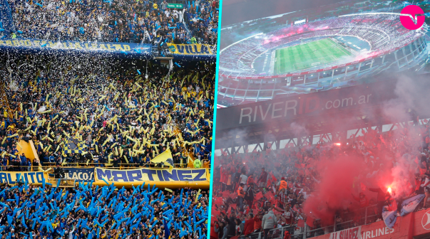 Boca y River, el superclásico del fútbol argentino