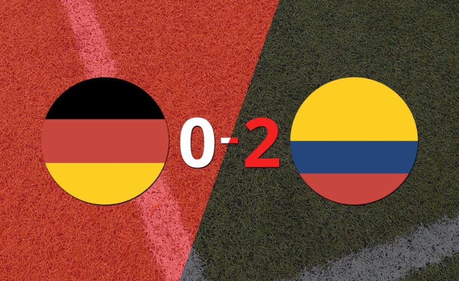 Alemania no pudo en casa con Colombia y cayó 2-0