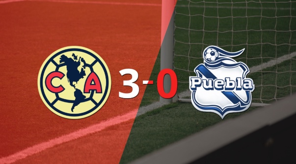 Club América sentenció con goleada 3-0 a Puebla