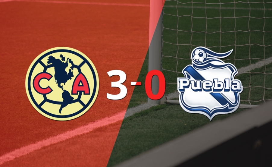 Club América sentenció con goleada 3-0 a Puebla