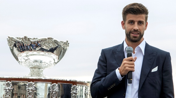 Piqué presenta su nueva apuesta por la Davis Cup Rakuten. Foto: EFE