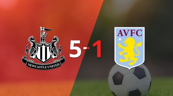 Alexander Isak impulsó la victoria de Newcastle United frente a Aston Villa con dos goles