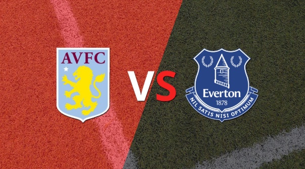 Aston Villa vs Everton se van al descanso con un marcador 2-0