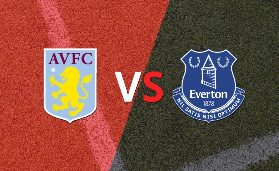 Aston Villa vs Everton se van al descanso con un marcador 2-0