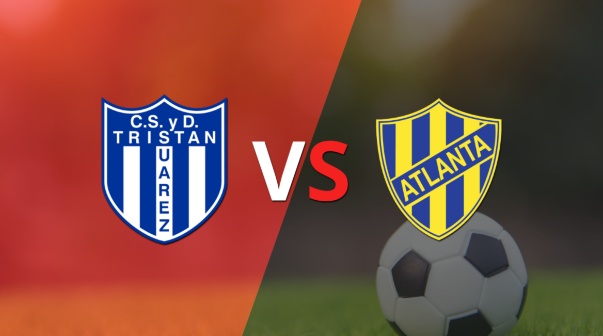 Tristán Suárez y Atlanta empatan sin goles en el inicio del segundo tiempo