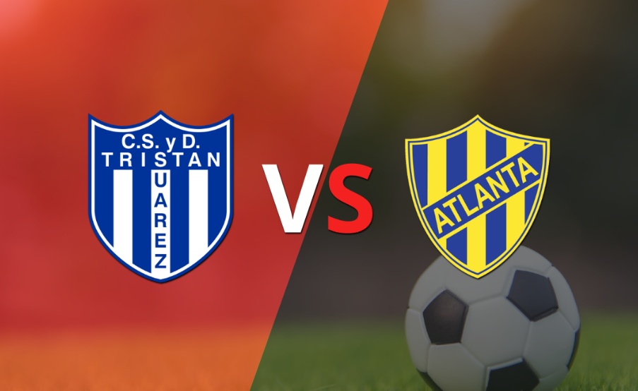 Tristán Suárez y Atlanta empatan sin goles en el inicio del segundo tiempo