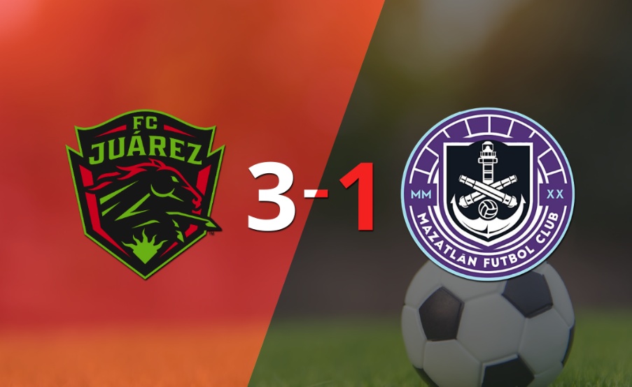 En su casa, FC Juárez vence 3 a 1 a Mazatlán