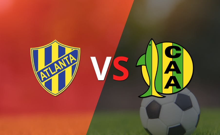 Atlanta y Aldosivi empatan sin goles en el inicio del segundo tiempo