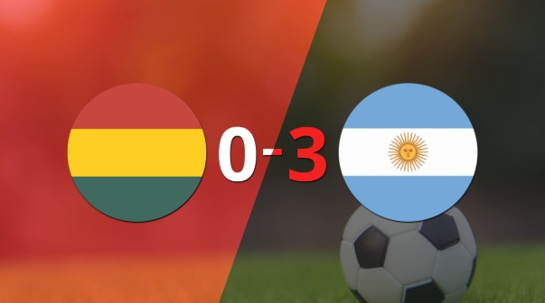 Argentina venció con contundencia a Bolivia